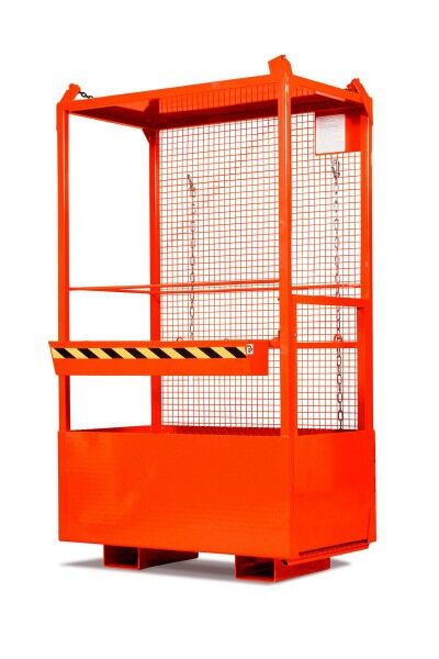 Arbeitskorb Typ RAK-Kranbar für Stapler & Kran reinorange RAL 2004